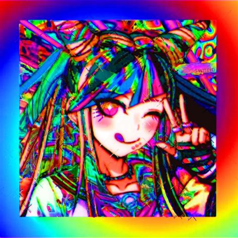 Glitchcore Aesthetic Rainbow Aesthetic Aesthetic Anime Danganronpa