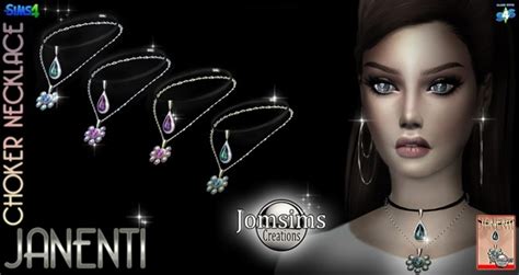 Janenti Choker Necklace At Jomsims Creations Sims 4 Updates