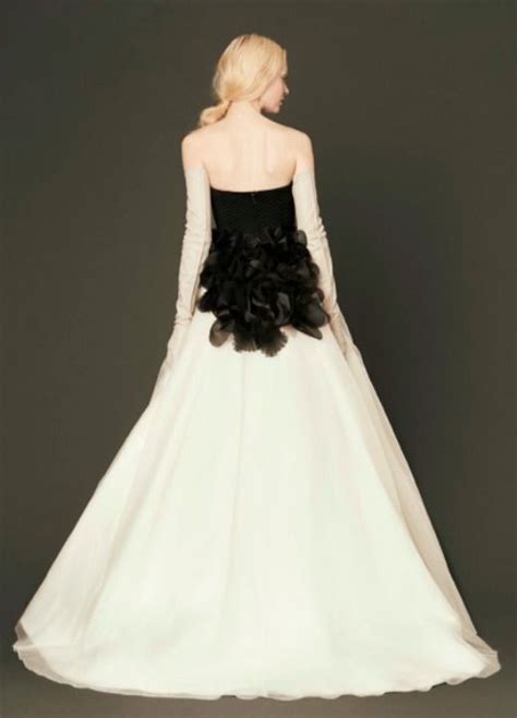 New Vera Wang Wedding Dresses Or Whats Black And White And Leather