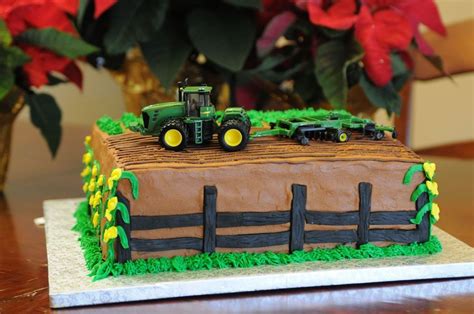 John Deere Cake John Deere Cake Farm Birthday Cakes Tractor