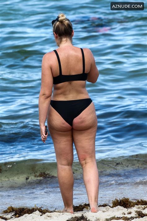 Iskra Lawrence Sexy Enjoying A Sun Soaked Day On The Beach