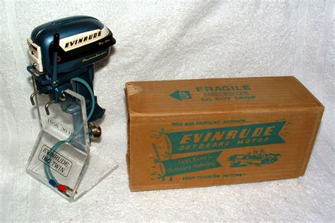 1956 Evinrude Big Twin Battery Op Outboard Motor Outboard Motors