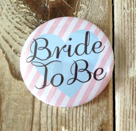 Striped Bride To Be Badge Online Store Hen Party Accessories