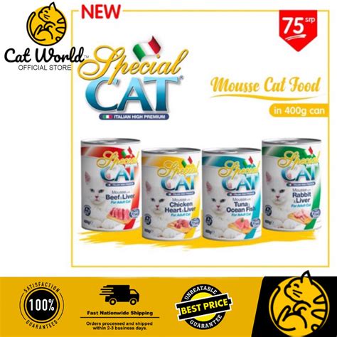 You'll find plenty of affordable cat food here. PROMO SALE Special Cat Mousse Canned Cat Wet Food For ...