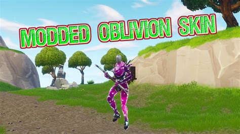 Obliviongalaxychromehead Modded Skin Fortnite Battle Royale Youtube