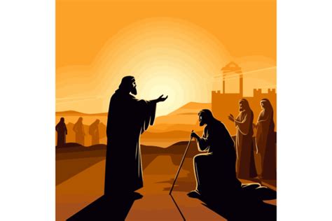 Svg Jesus Heals The Vector Illustratio Graphic By Evoke City · Creative