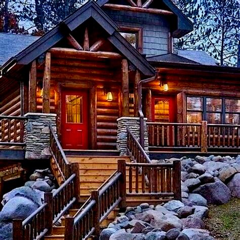 Living Off Luxury Off Grid Rustic Cabin Exterior Design