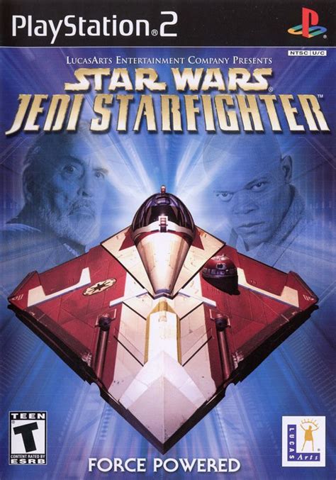Star Wars Jedi Starfighter 2002 Playstation 2 Box Cover Art Mobygames