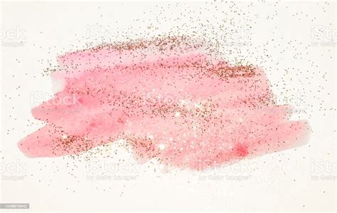 Glitter Watercolor Clipart Pink Watercolor Sparkly Watercolor Clipart