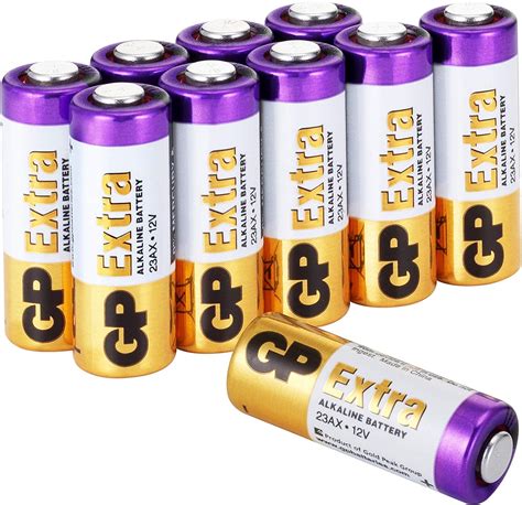 10 Piles 23a Mn21 A23 12v Batterie V23ga Ms21 Gp Extra Alcaline 12