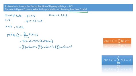 Binomial Distributions Cumulative Distribution Formula Video 2