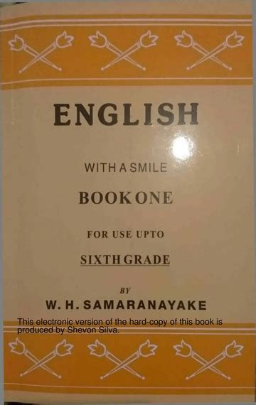 English With A Smile Book 1 By W H Samaranayake 5371499 Z