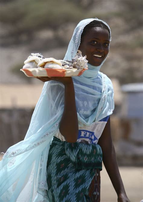 Afar Tribe Woman In Dissei Island Dahlak Archipelago Eritrea Africa People African Beauty