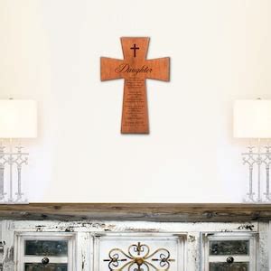 Memorial Cross Loss Of Daughter Funeral Favors Christian Etsy