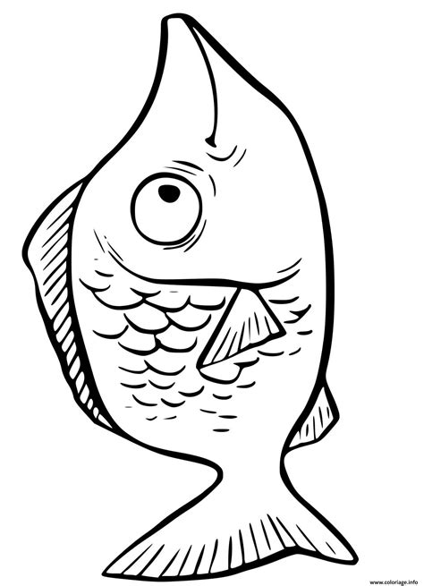 Coloriage Poisson Tropical En Eau Douce