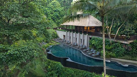 Infinity Riverside Pool Maya Ubud Resort And Spa