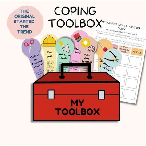 Coping Skills Toolbox Play Therapy Therapy Worksheets Etsy Artofit