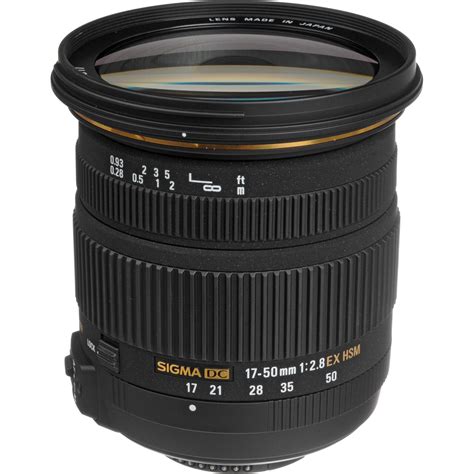 Sigma 17-50mm f/2.8 EX DC OS HSM Zoom Lens for Nikon 583306 B&H