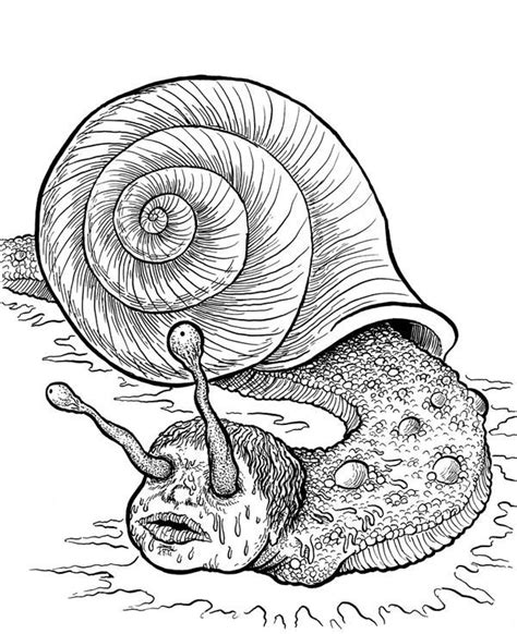 Uzumaki Snail By Goemonsama On Deviantart Junji Ito Horror Drawing