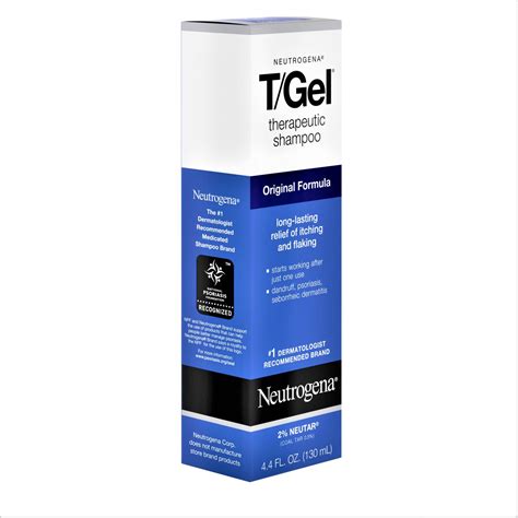 Neutrogena Tgel Therapeutic Shampoo Anti Dandruff Coal Tar Extract 44 Oz