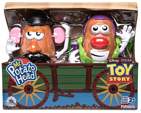 Toy Story 4 Mr Potato Head Buzz Lightyear And Woody 7 Inch Figure 2 Pack