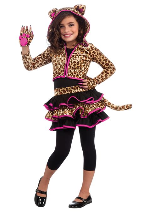 Easy diy leopard halloween costume for women. Girls Leopard Hoodie Costume - Animals Costumes, Kids Costumes