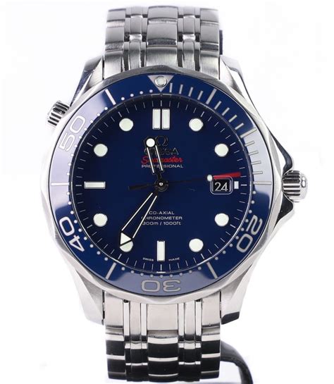 Omega Seamaster Diver 300 M Co Axial 41mm Blue Millenary Watches