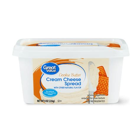 Great Value Cookie Butter Cream Cheese Spread 8 Oz