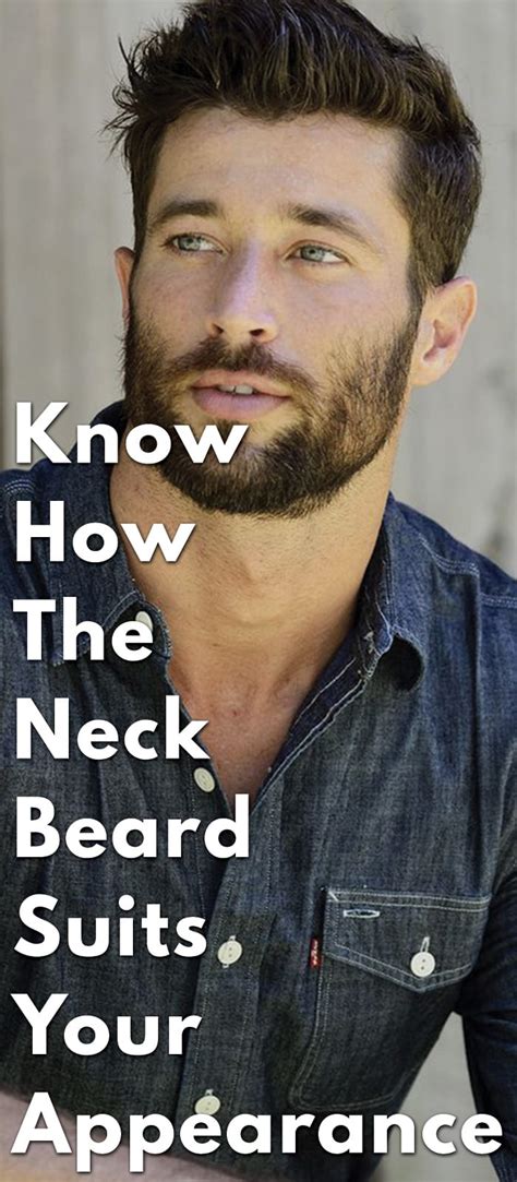Neck Beard Know How The Neck Beard Suits Your Appearance