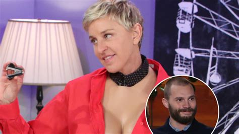 Jamie Dornan And Ellen Degeneres Spoof Fifty Shades With Some Rather Odd Sex Toys Video