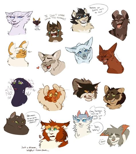 More Clouded Moon Expressions By Simatra On Deviantart Warrior Cats