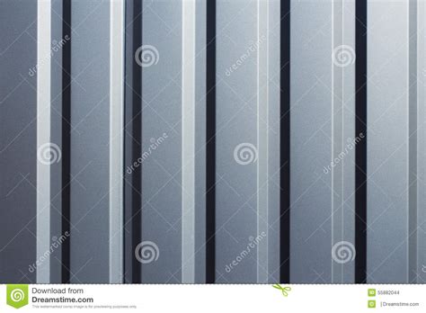 Texture Of Gray Corrugated Metal Stock Photo Image Of Daylight