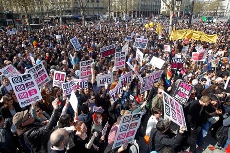 Supporters Opponents Rally Before Expected Passage Of French Gay
