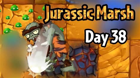 Plants Vs Zombies 2 Jurassic Marsh Day 38 Jurassic Rockpuncher