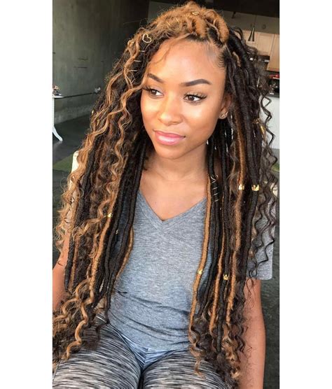 These Goddess Curly Locks Are So Beautiful Faux Locs Hairstyles