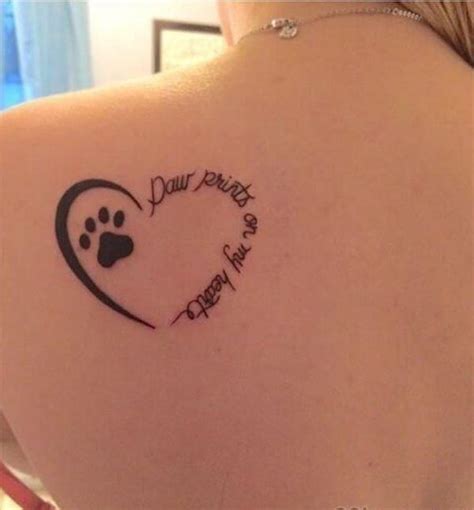 35 Cute Paw Print Tattoos For Your Inspiration Art And Design