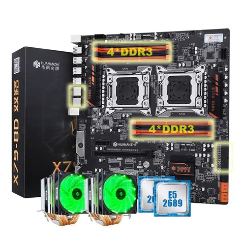 Huananzhi X79 8d Dual Socket Motherboard With Hi Speed M2 Slot 2