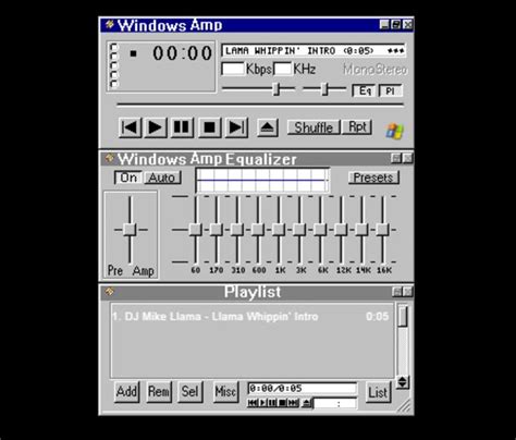 Classic Winamp Skins Windows Winamp Skin Winamp Classic