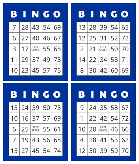 10 Best Printable Bingo Numbers 1 75 Printablee Printable Bingo Cards