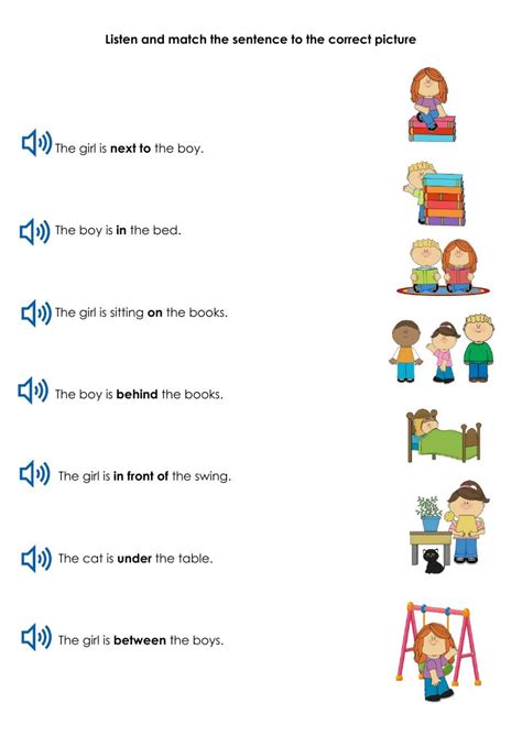 Prepositions Of Place Online Worksheet For St Grade You Can Do The