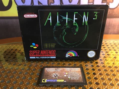 Купить игру Alien 3 Snes Pal Boxed Consolesshop