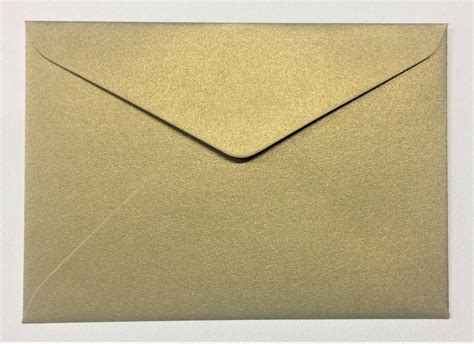 Curious Metallic Gold Leaf C6 Envelope Amazing Paper