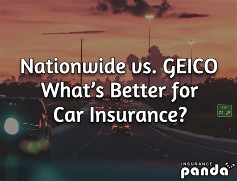Nationwide vs. GEICO – What’s Better for Car Insurance?
