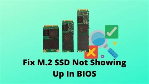 Fix New M Ssd Not Showing Up In Bios Easy Solutions