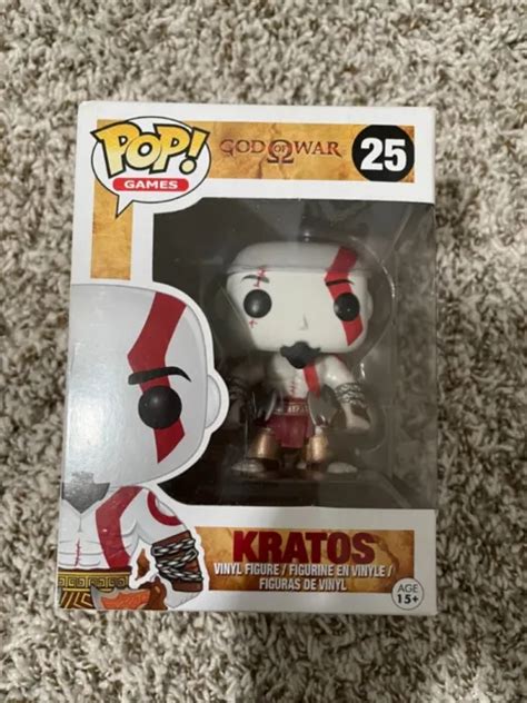 Funko Pop Games God Of War Kratos 25 Damaged Vinyl Figure In Box
