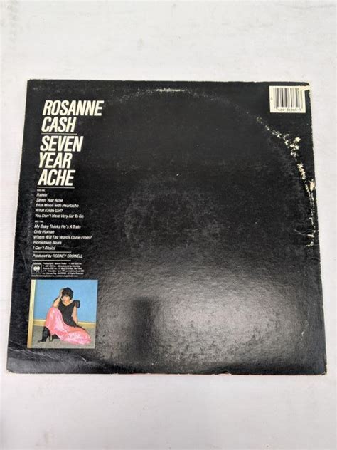 Rosanne Cash Seven Year Ache Lp Record Side 1 Rated G Side 2 Rated