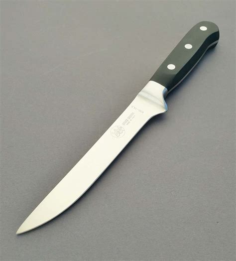 Forged Boning Knife Black Technical Polymer Large Handled Designed To