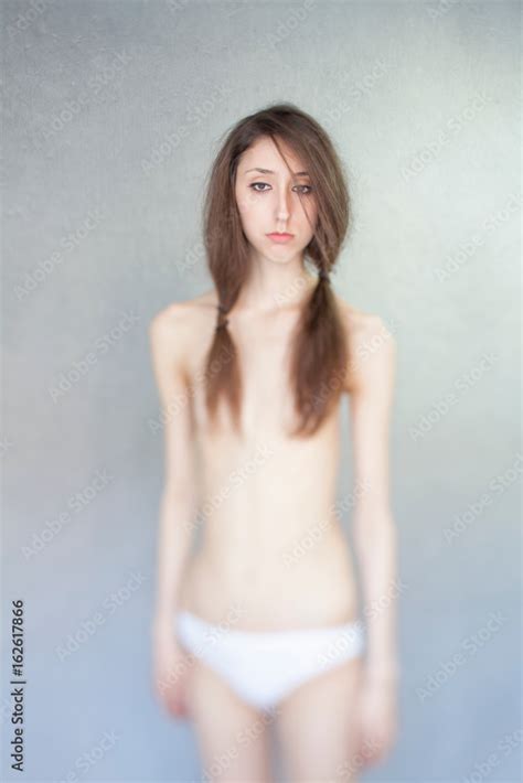 Girl Standing Nude Stock Photo Adobe Stock