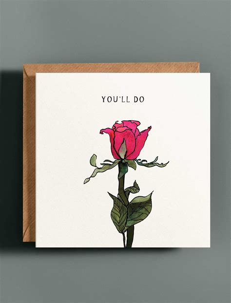 Love Youll Do Greetings Card Katie Cardew Illustrations