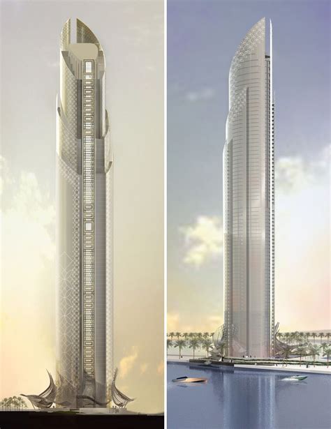 Innovarchi D1 Tower And Canopy Futuristic Architecture Skyscraper